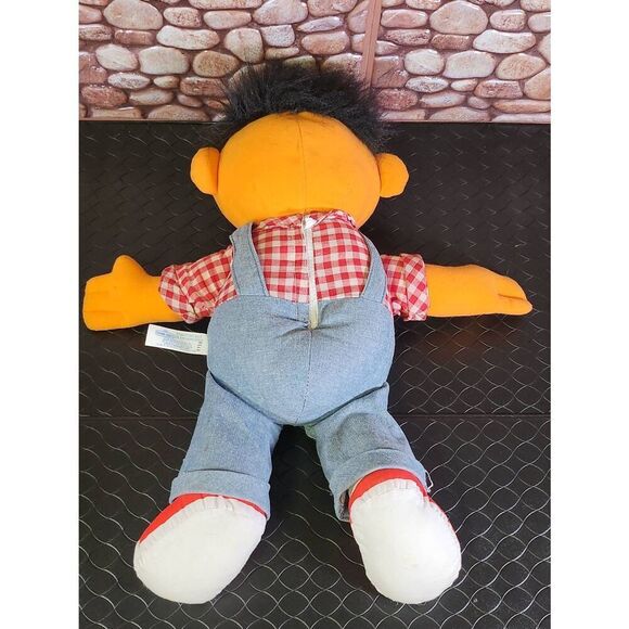 Vintage Playskool Ernie From Sesame Street Singing Stuffed Animal Plush B12 - Picture 4 of 8